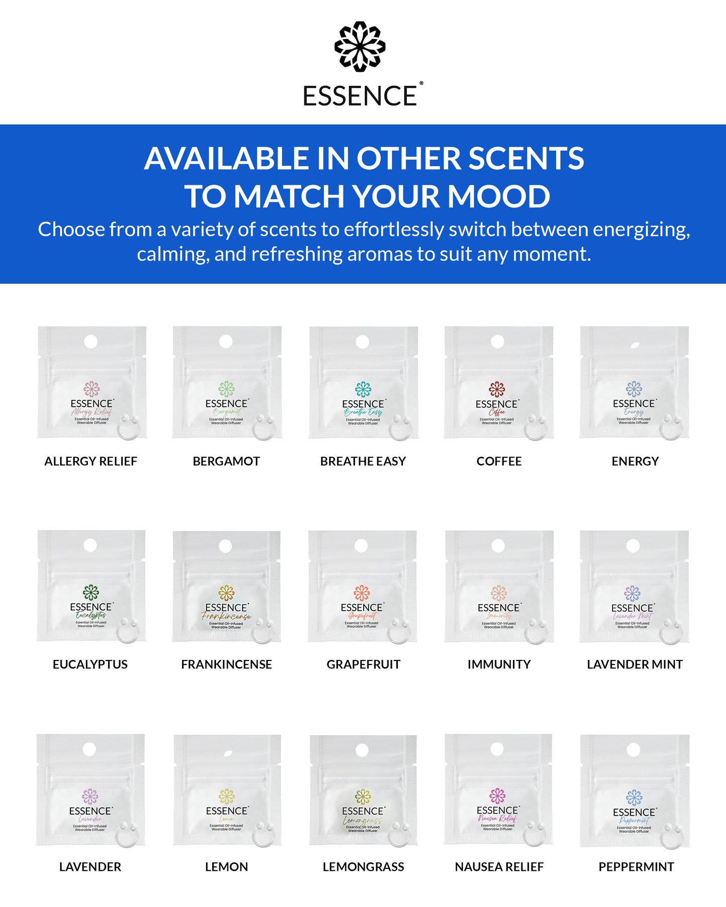 Peppermint Scent Nasal Diffuser Ring