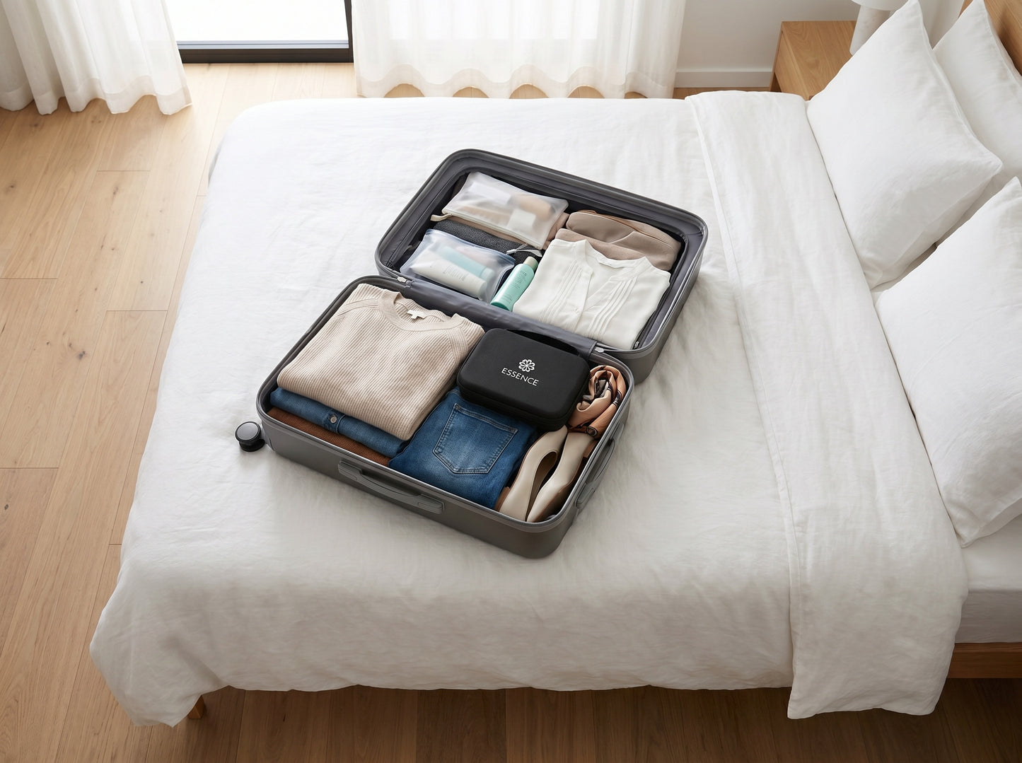 Travel Oil & Ring Carrying Case