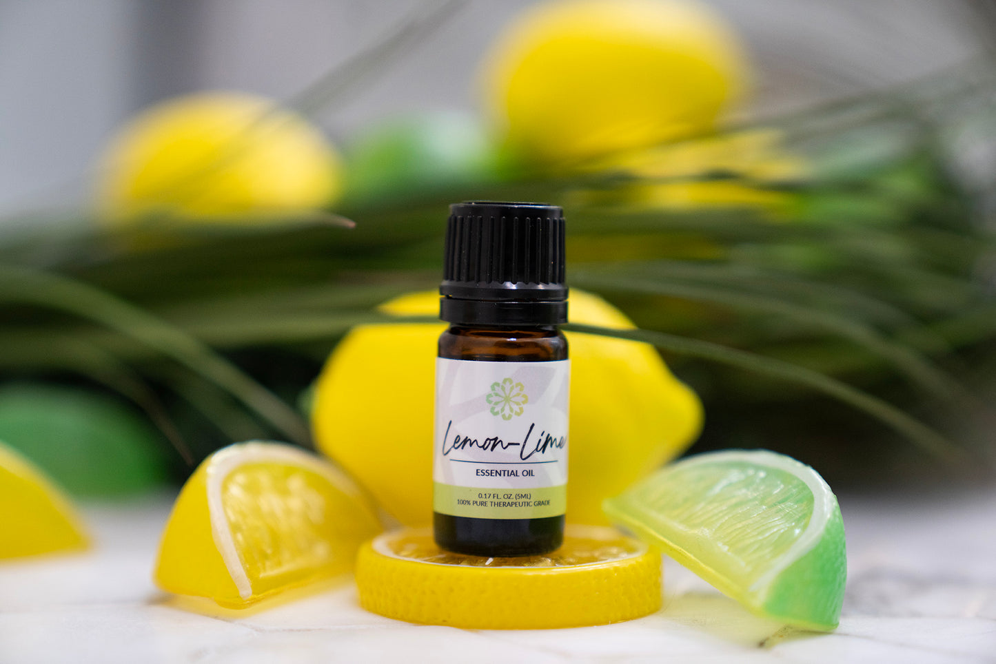 Lemon-Lime Essential Oil 5mL - Pure, Therapeutic Grade for Natural Cleansing & Uplift