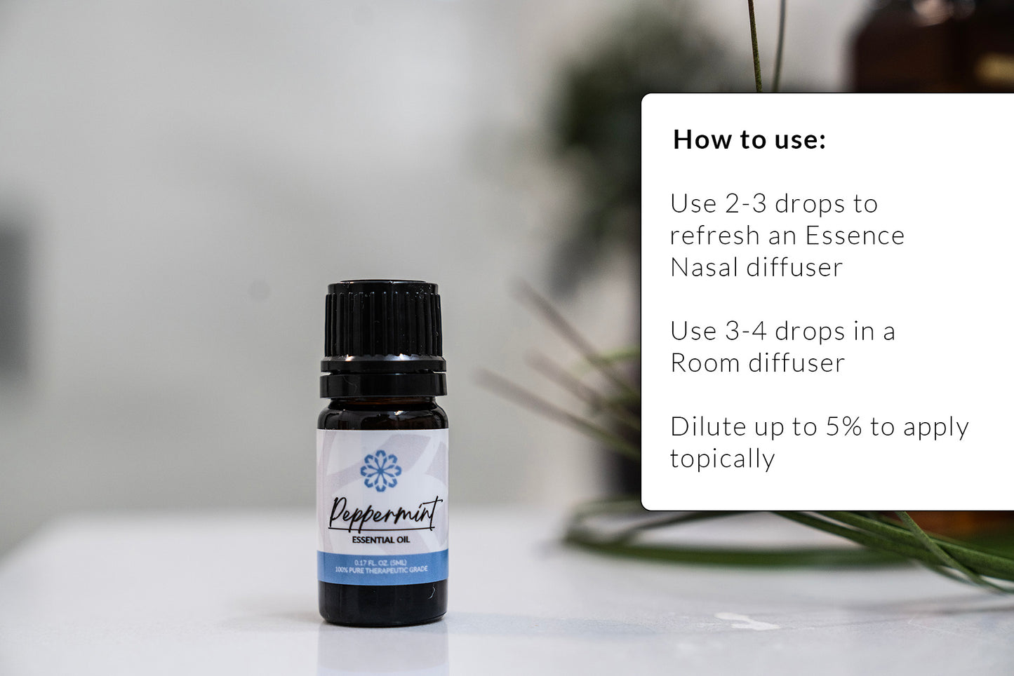 Peppermint Essential Oil 5 mL - Embrace Natural Relief!