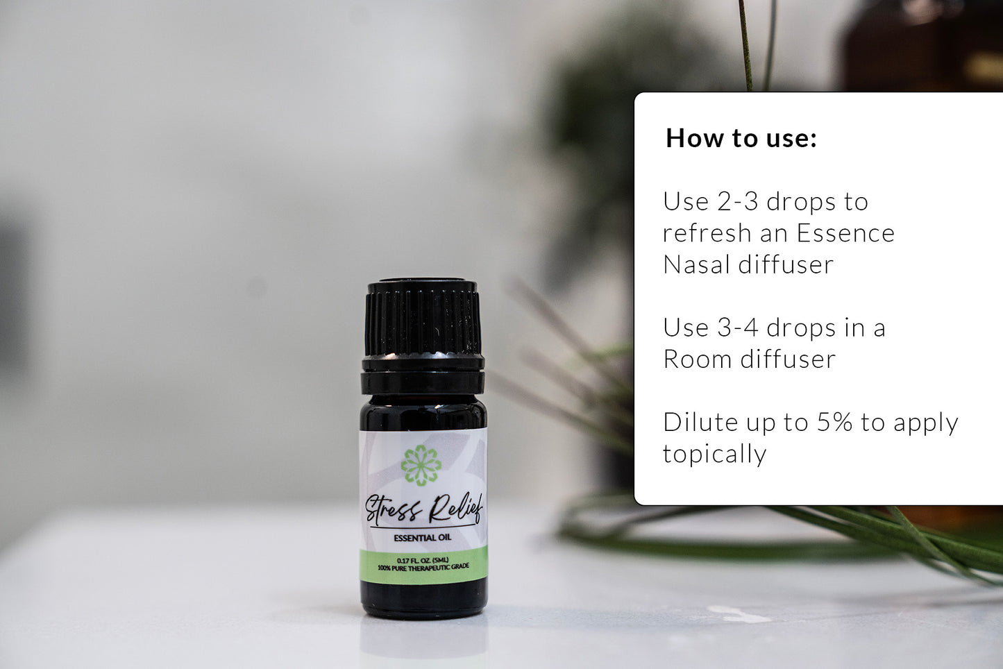 Stress Relief Blend Essential Oil 5mL - Recharge Your Well-Being