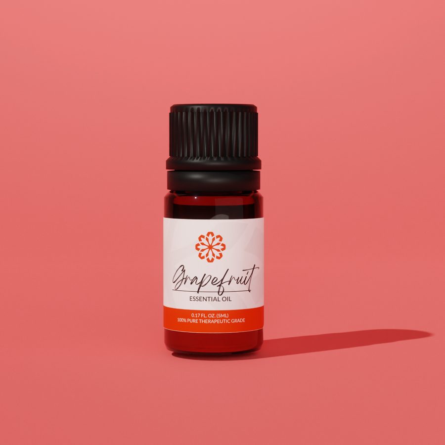 Grapefruit Essential Oil 5mL - Pure, Therapeutic Grade for Mood Balance & Stress Relief