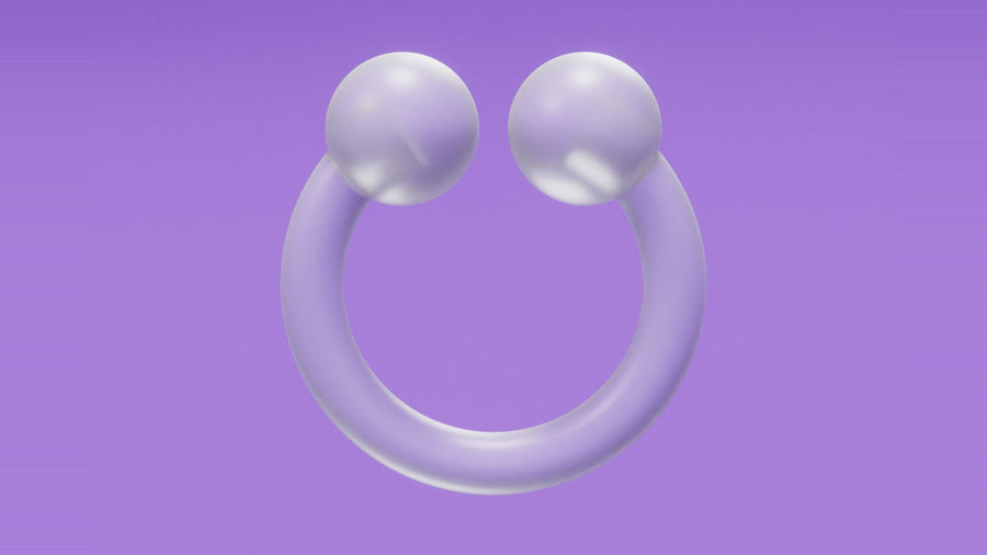 Lavender Scent Nasal Diffuser Ring