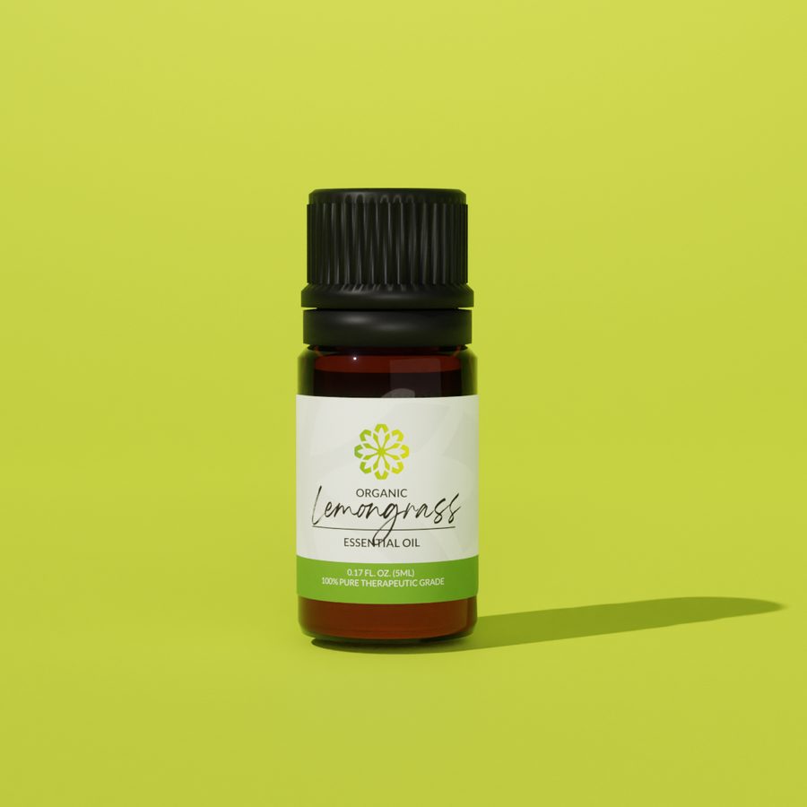 Lemongrass Essential Oil 5mL - Pure, Therapeutic Grade for Natural Uplift and Wellness