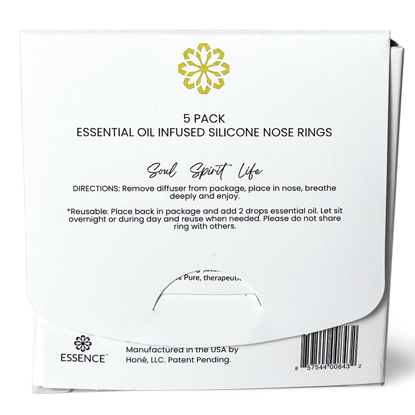 Starter Kit Nasal Diffuser Rings Back