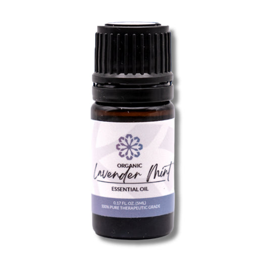 Lavender Mint Essential Oil – 5 mL Bottle Soothing Relaxation Meets Refreshing Vitality