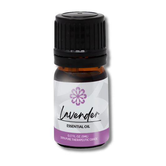 Lavender Essential Oil 5mL - Pure, Therapeutic Grade for Natural Relaxation & Stress Relief