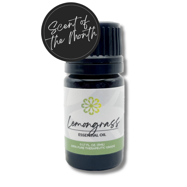 Lemongrass Essential Oil 5mL - Pure, Therapeutic Grade for Natural Uplift and Wellness