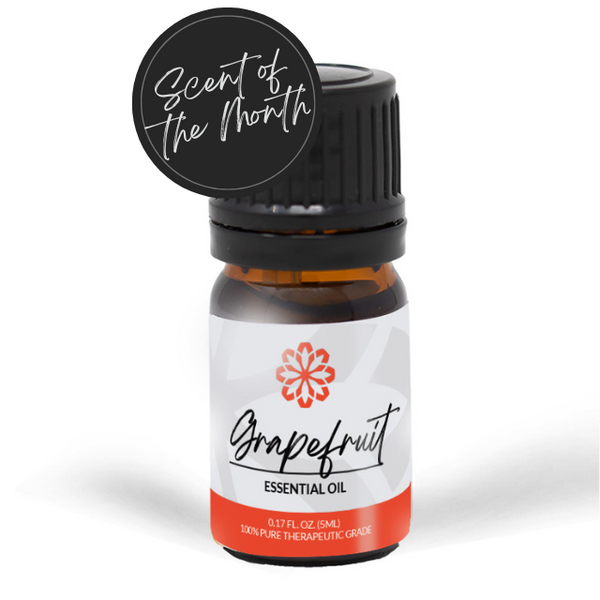 Grapefruit Essential Oil 5mL - Pure, Therapeutic Grade for Mood Balance & Stress Relief