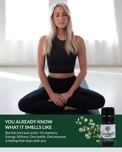 Eucalyptus Essential Oil 5mL - Pure, Therapeutic Grade for Clear Breathing & Congestion Relief