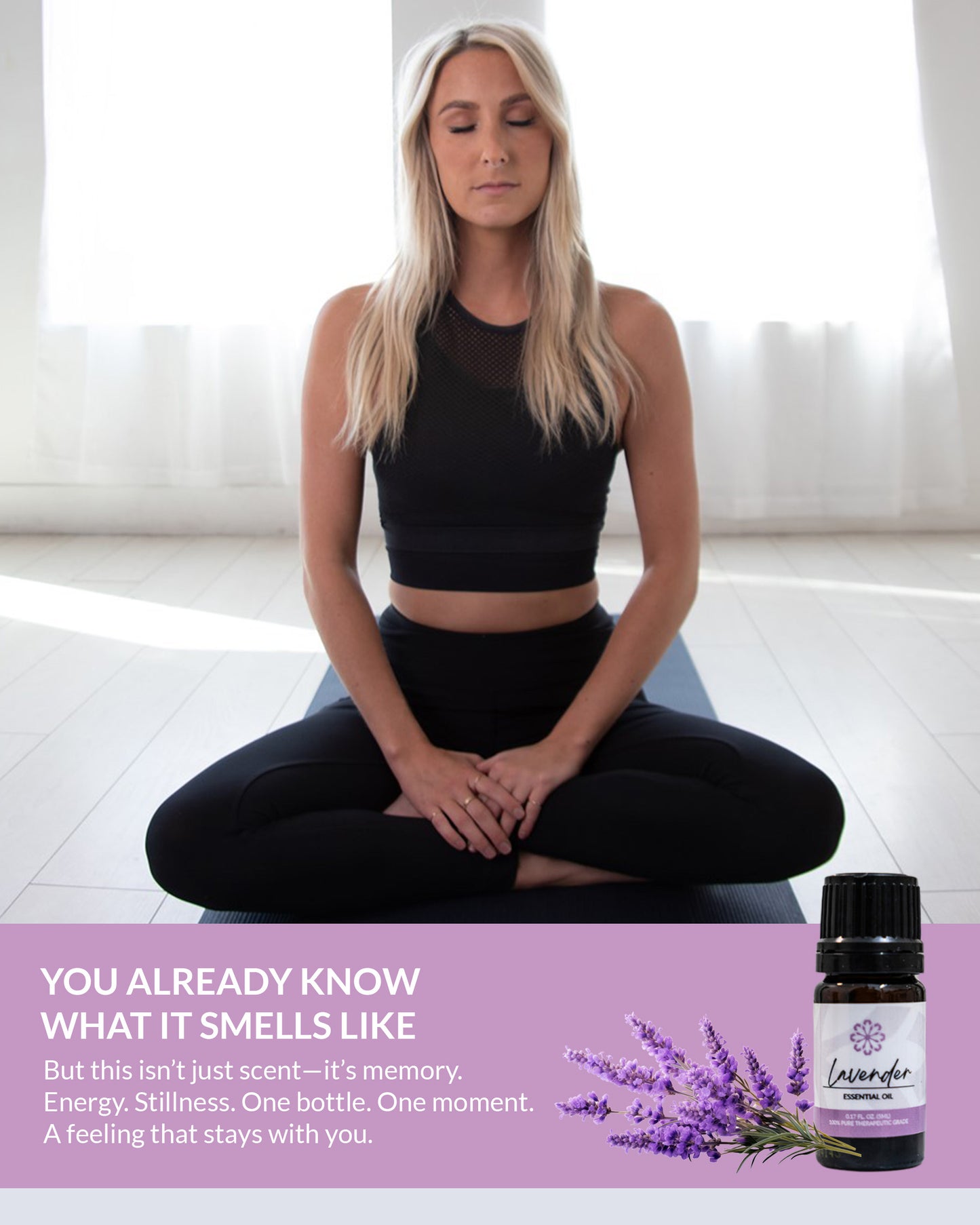 Lavender Essential Oil 5mL - Pure, Therapeutic Grade for Natural Relaxation & Stress Relief