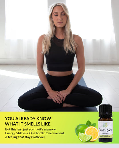 Lemon-Lime Essential Oil 5mL - Pure, Therapeutic Grade for Natural Cleansing & Uplift