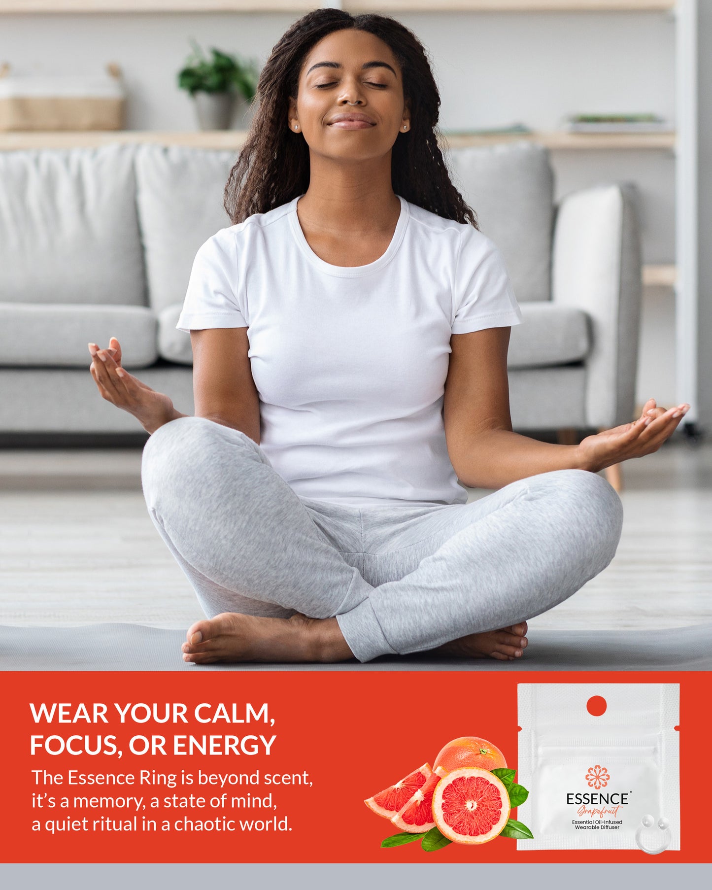 Grapefruit Scent Nasal Diffuser Ring