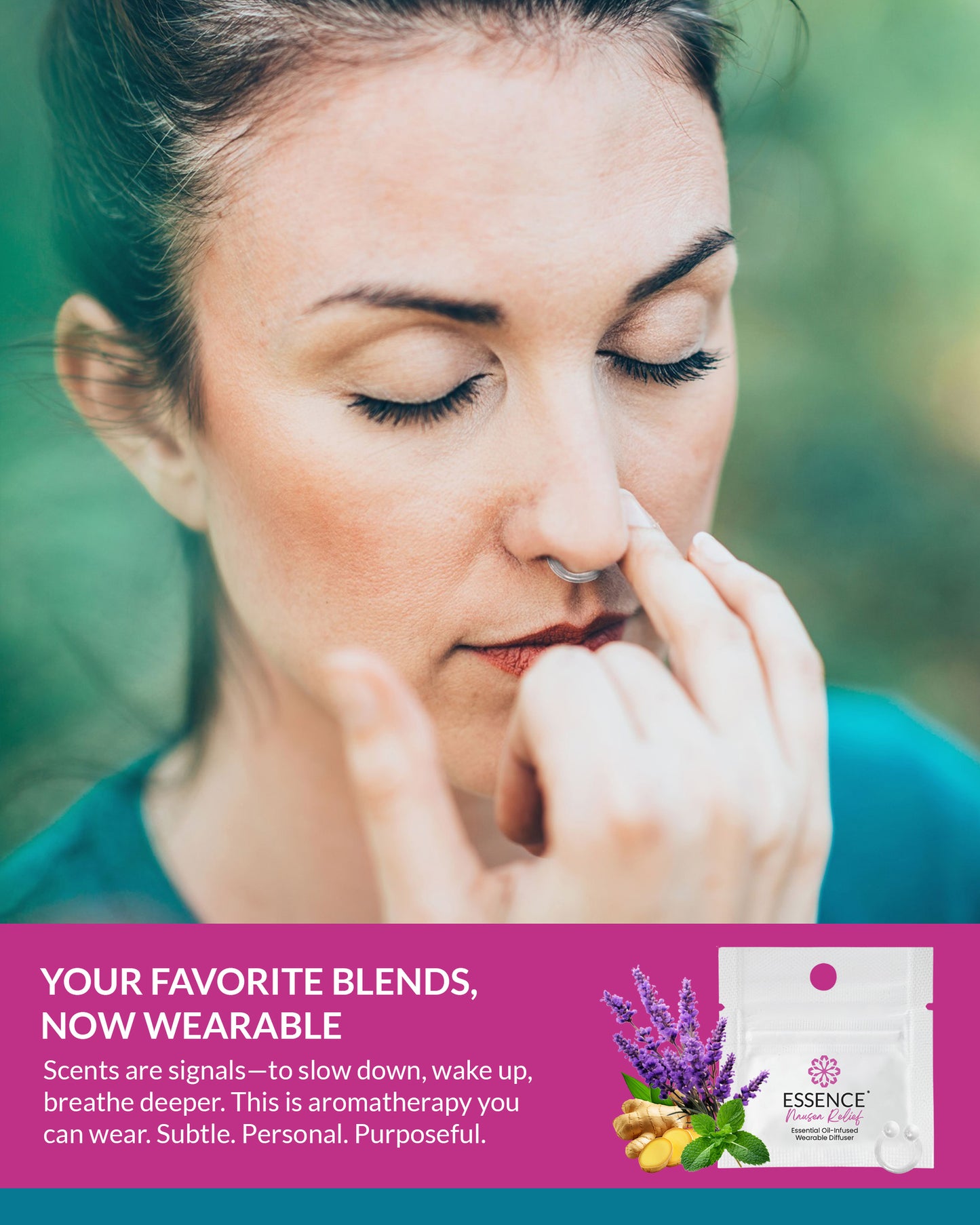 Nausea Relief Blend Nasal Diffuser Ring