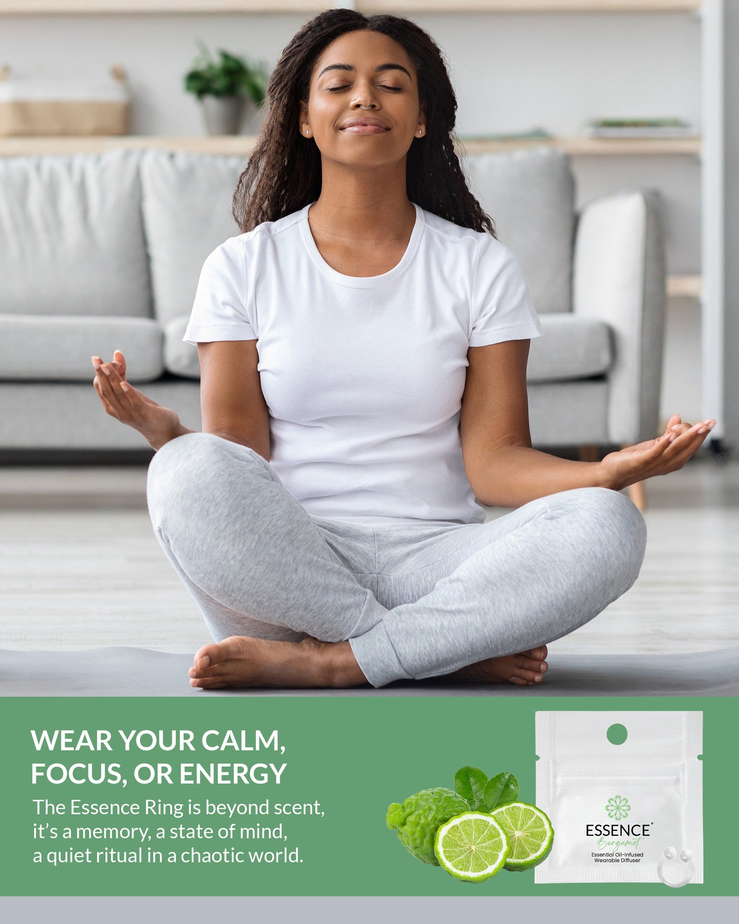 Bergamot Scent Nasal Diffuser Ring