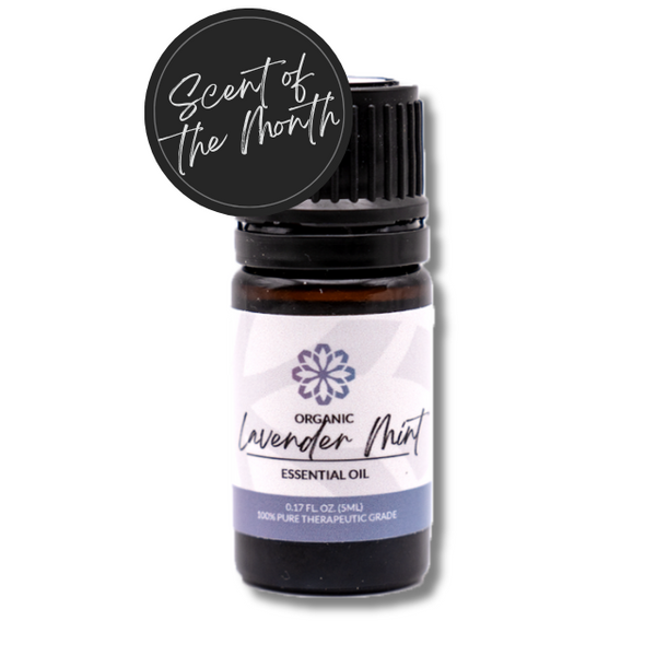 Lavender Mint Essential Oil – 5 mL Bottle Soothing Relaxation Meets Refreshing Vitality
