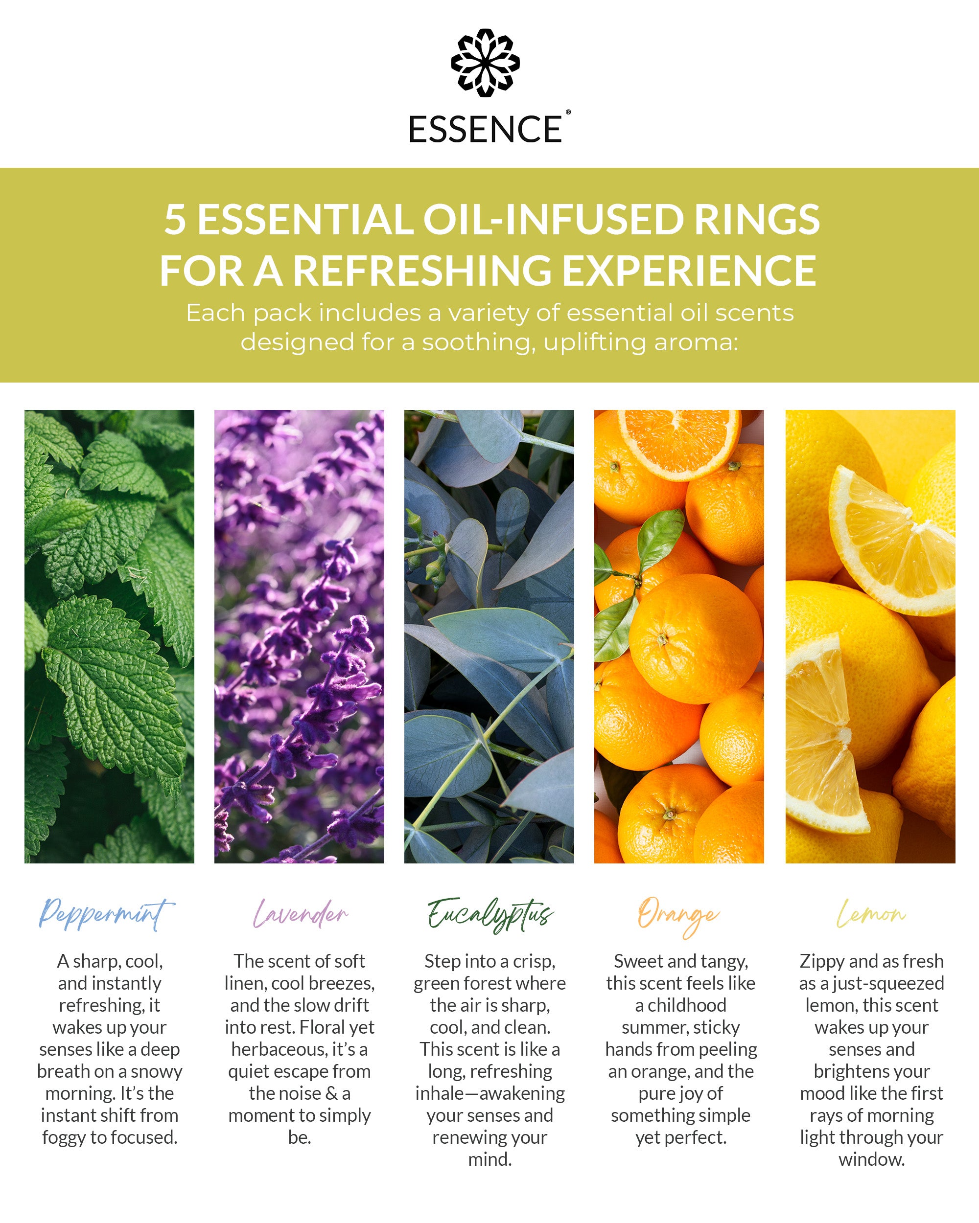 Starter Kit 5 Pack | Try Five Best-Selling Essence Rings