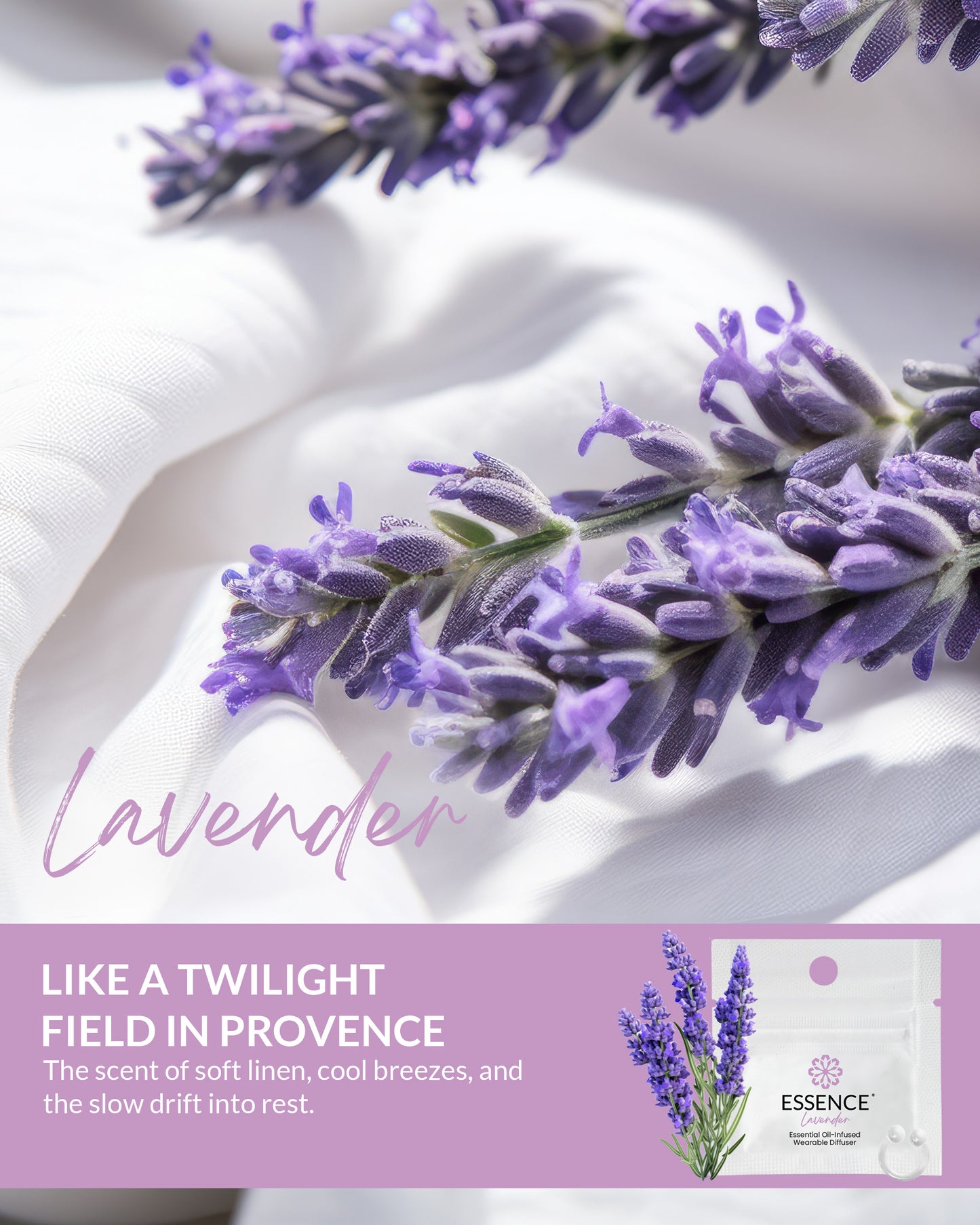Lavender Scent Nasal Diffuser Ring