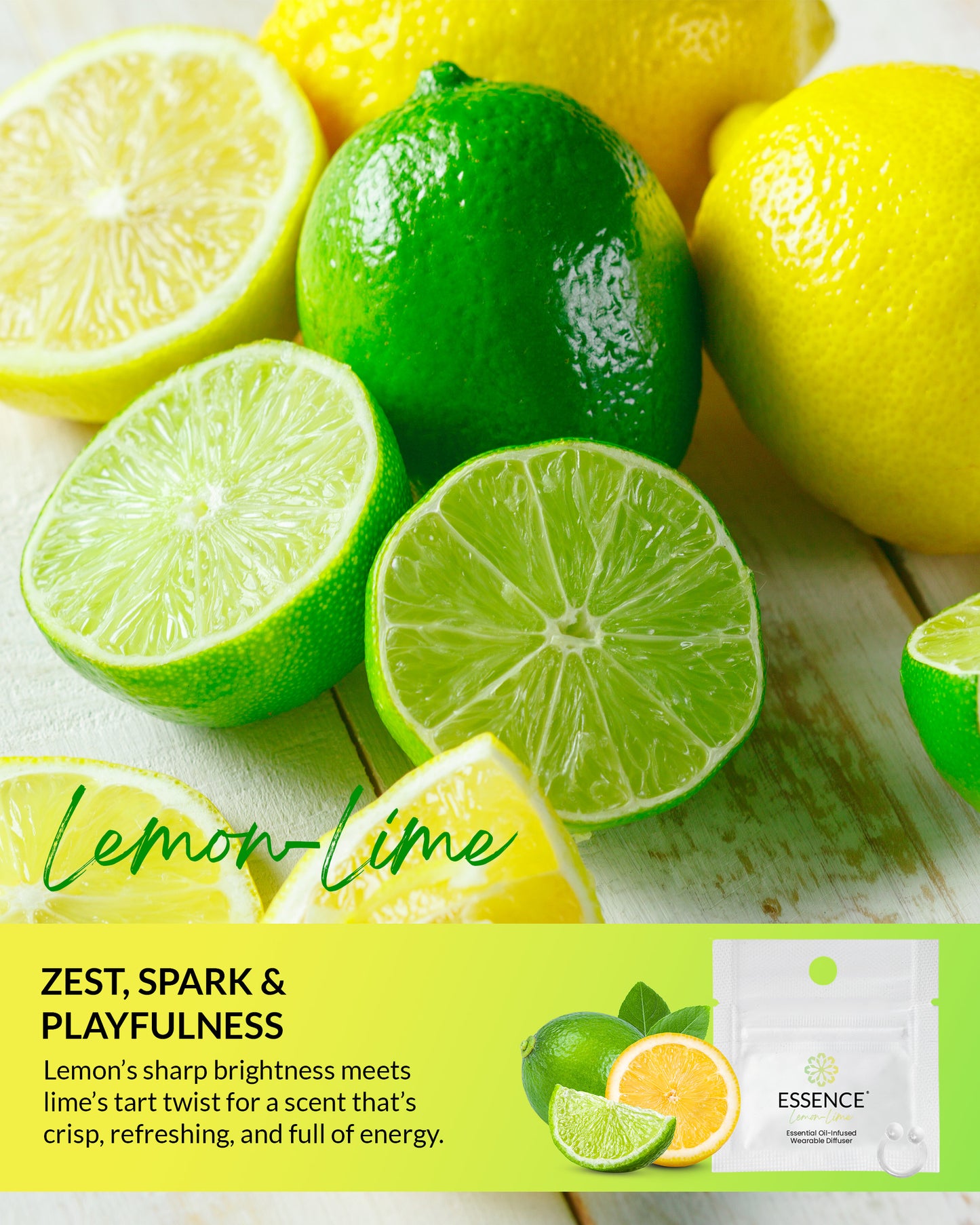 Lemon-Lime Scent Nasal Diffuser Ring