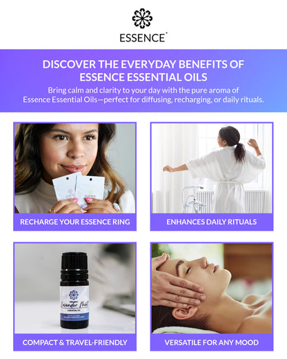 Lavender Mint Essential Oil – 5 mL Bottle Soothing Relaxation Meets Refreshing Vitality