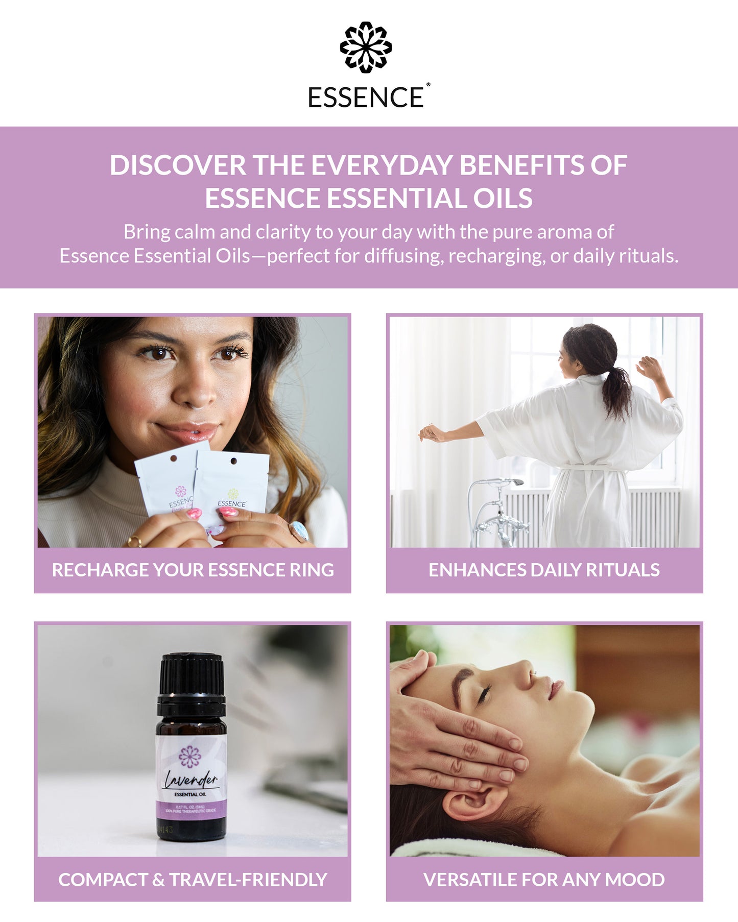 Lavender Essential Oil 5mL - Pure, Therapeutic Grade for Natural Relaxation & Stress Relief