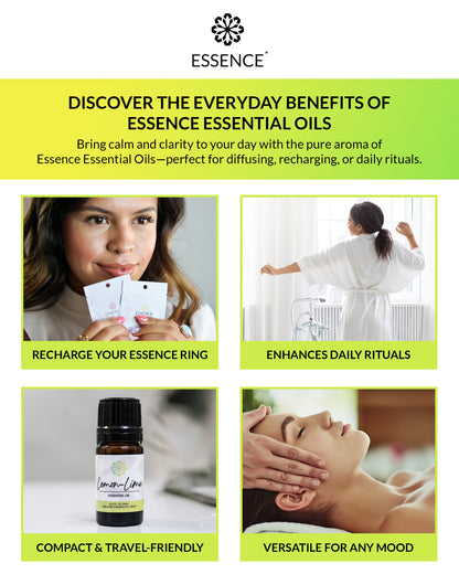 Lemon-Lime Essential Oil 5mL - Pure, Therapeutic Grade for Natural Cleansing & Uplift