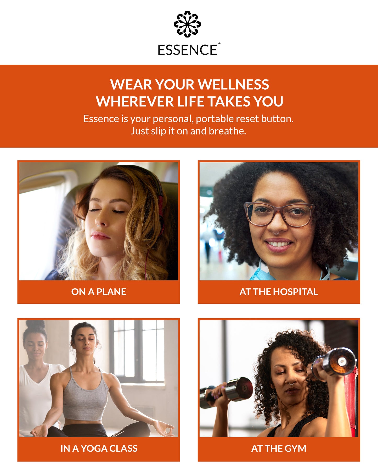 Orange Scent Nasal Diffuser Ring