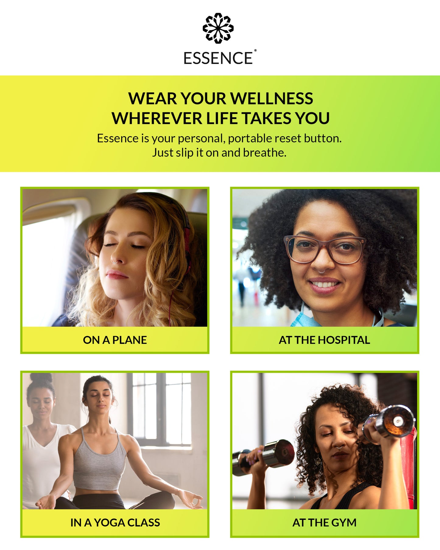 Lemon-Lime Scent Nasal Diffuser Ring