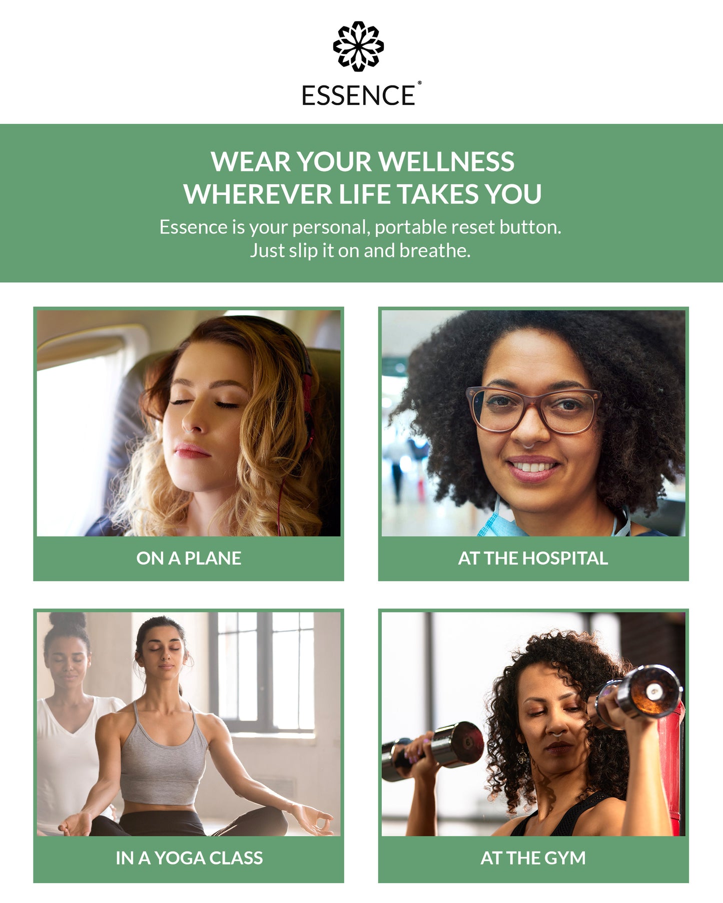 Bergamot Scent Nasal Diffuser Ring