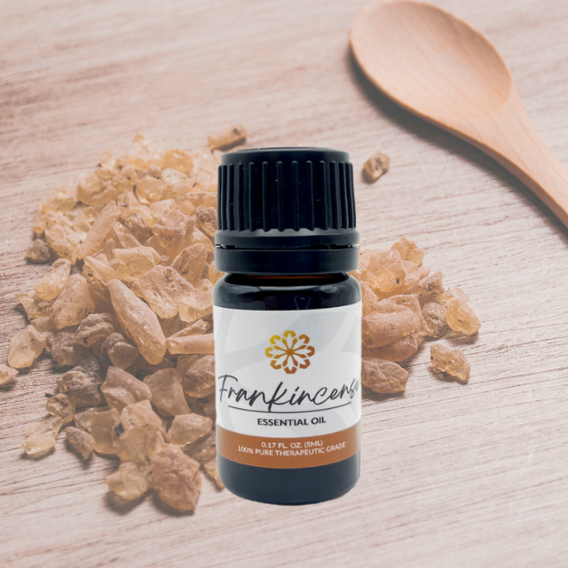 Frankincense Essential Oil 5mL - Therapeutic Grade for Calm, Clarity & Respiratory Support