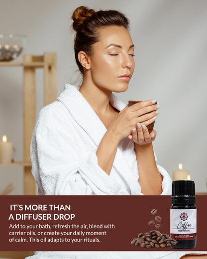 Coffee Essential Oil 5ml - Energizing & Uplifting