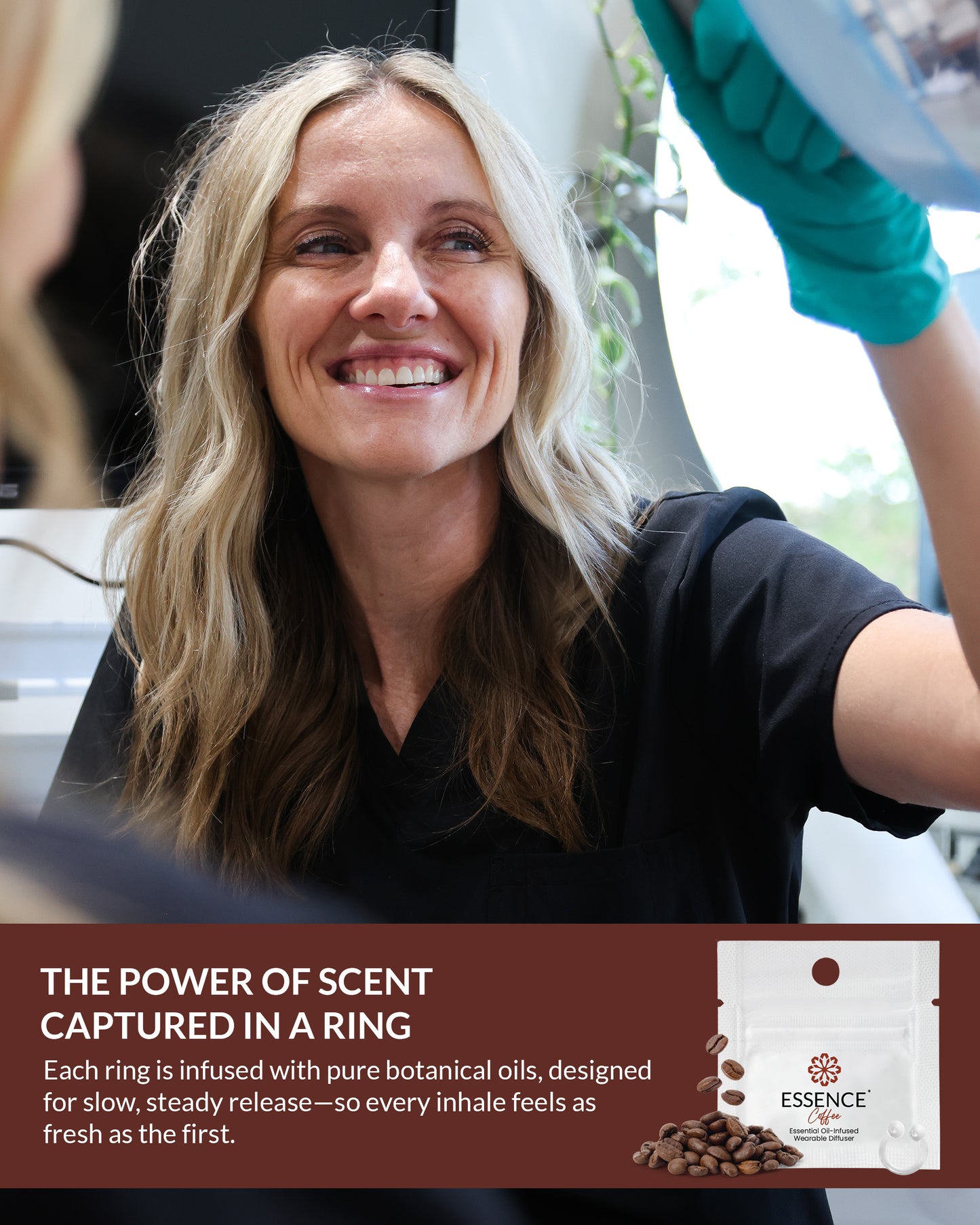 Coffee Scent Nasal Diffuser Ring