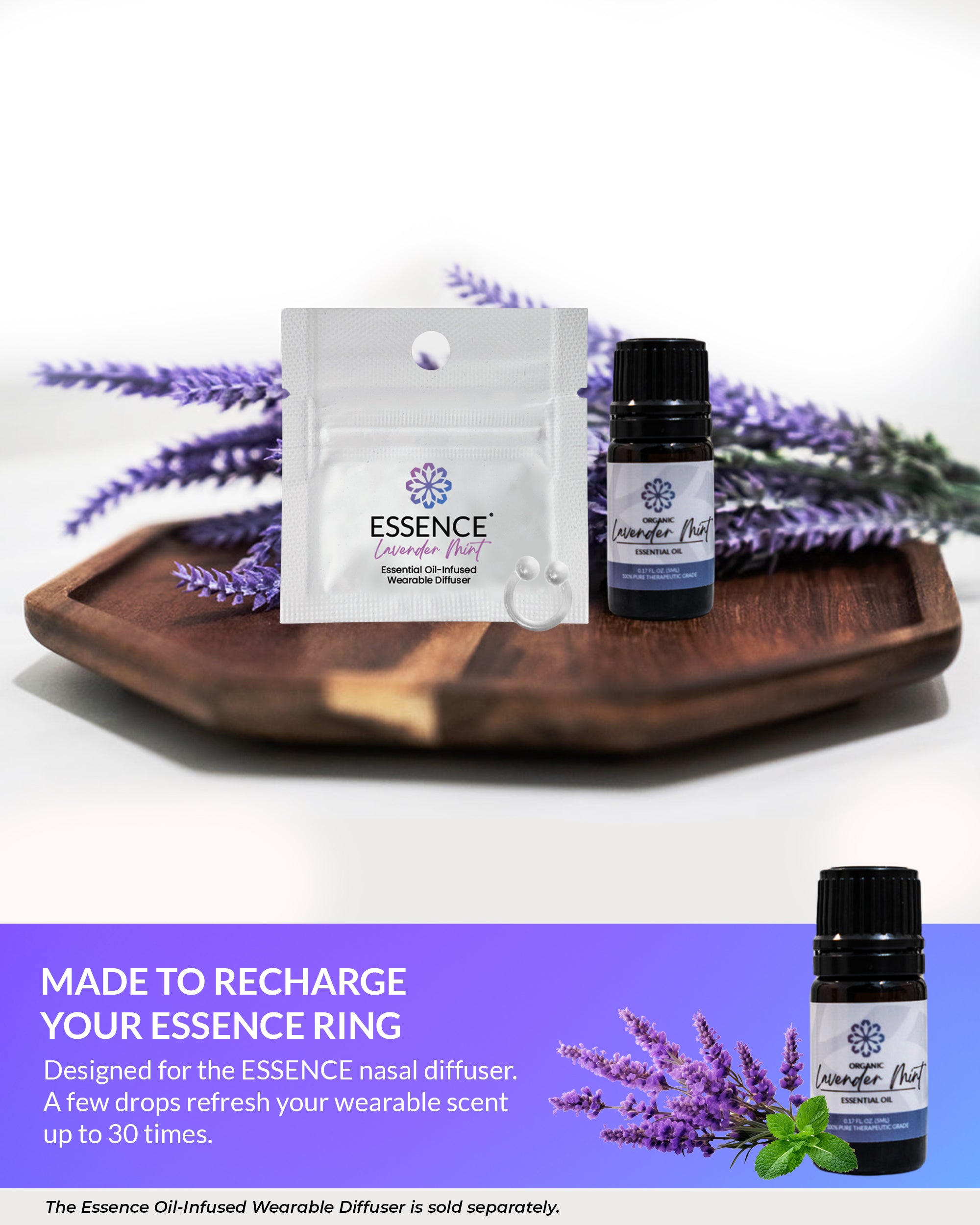 Lavender Mint Essential Oil | Calming & Refreshing Aromatherapy
