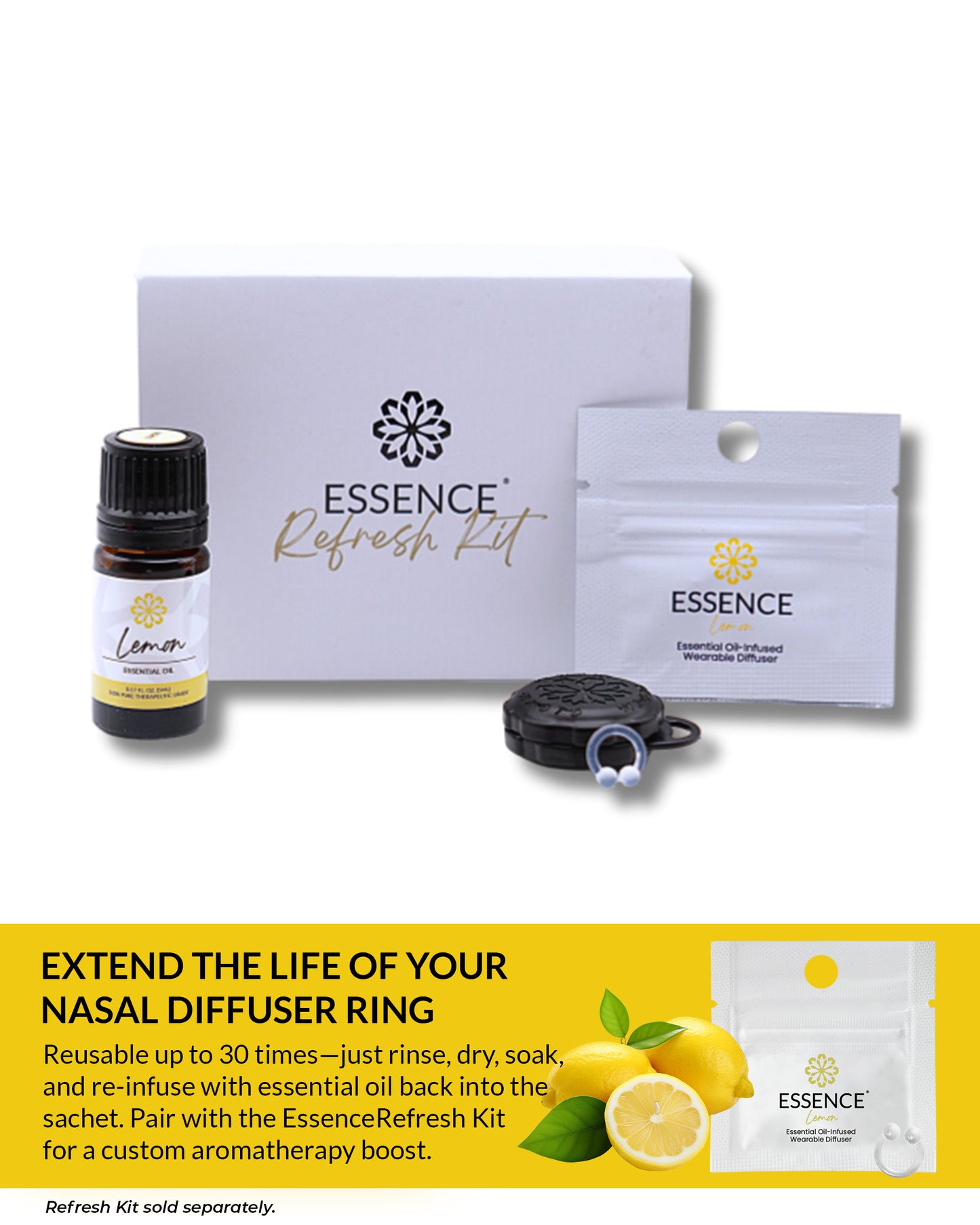 Lemon Scent Nasal Diffuser Ring