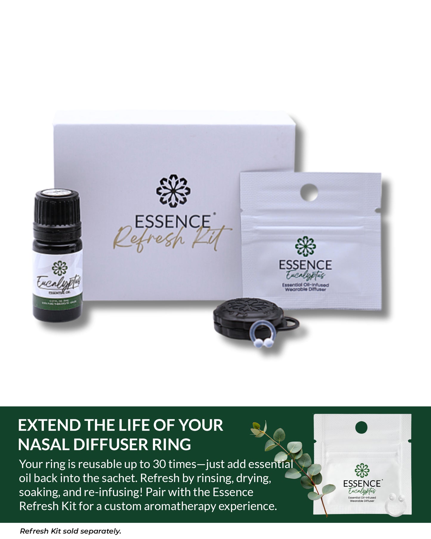 Eucalyptus Scent Nasal Diffuser Ring