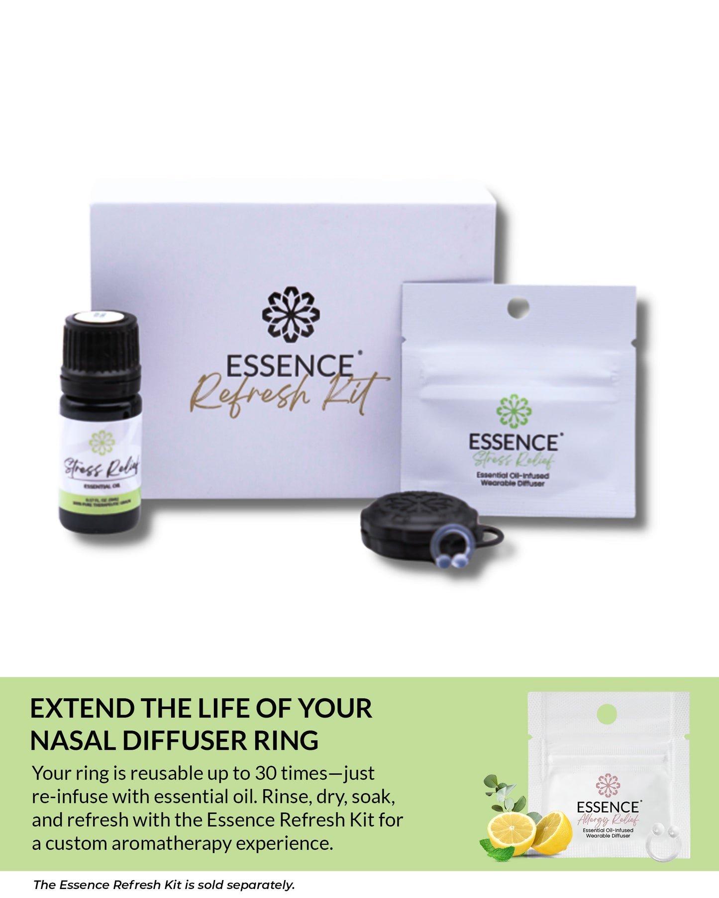 Stress Relief Blend Nasal Diffuser Ring