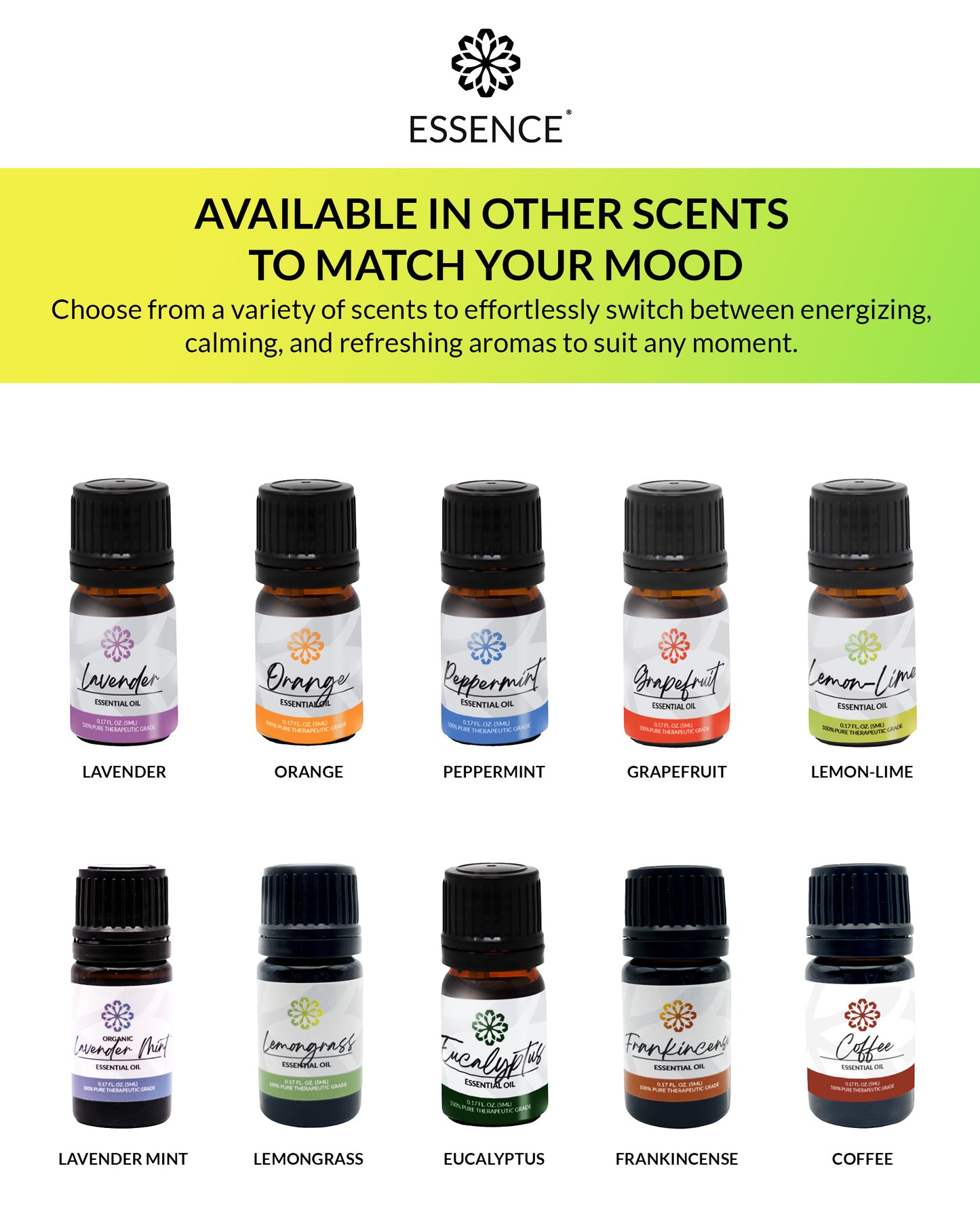 Lemon-Lime Essential Oil 5mL - Pure, Therapeutic Grade for Natural Cleansing & Uplift