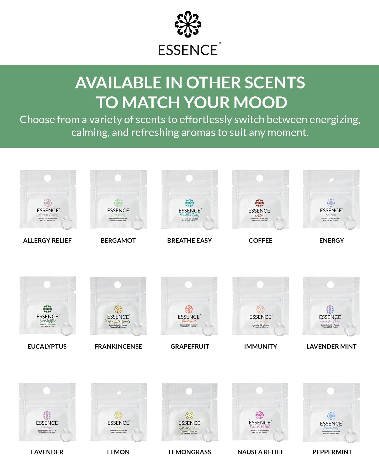 Bergamot Scent Nasal Diffuser Ring