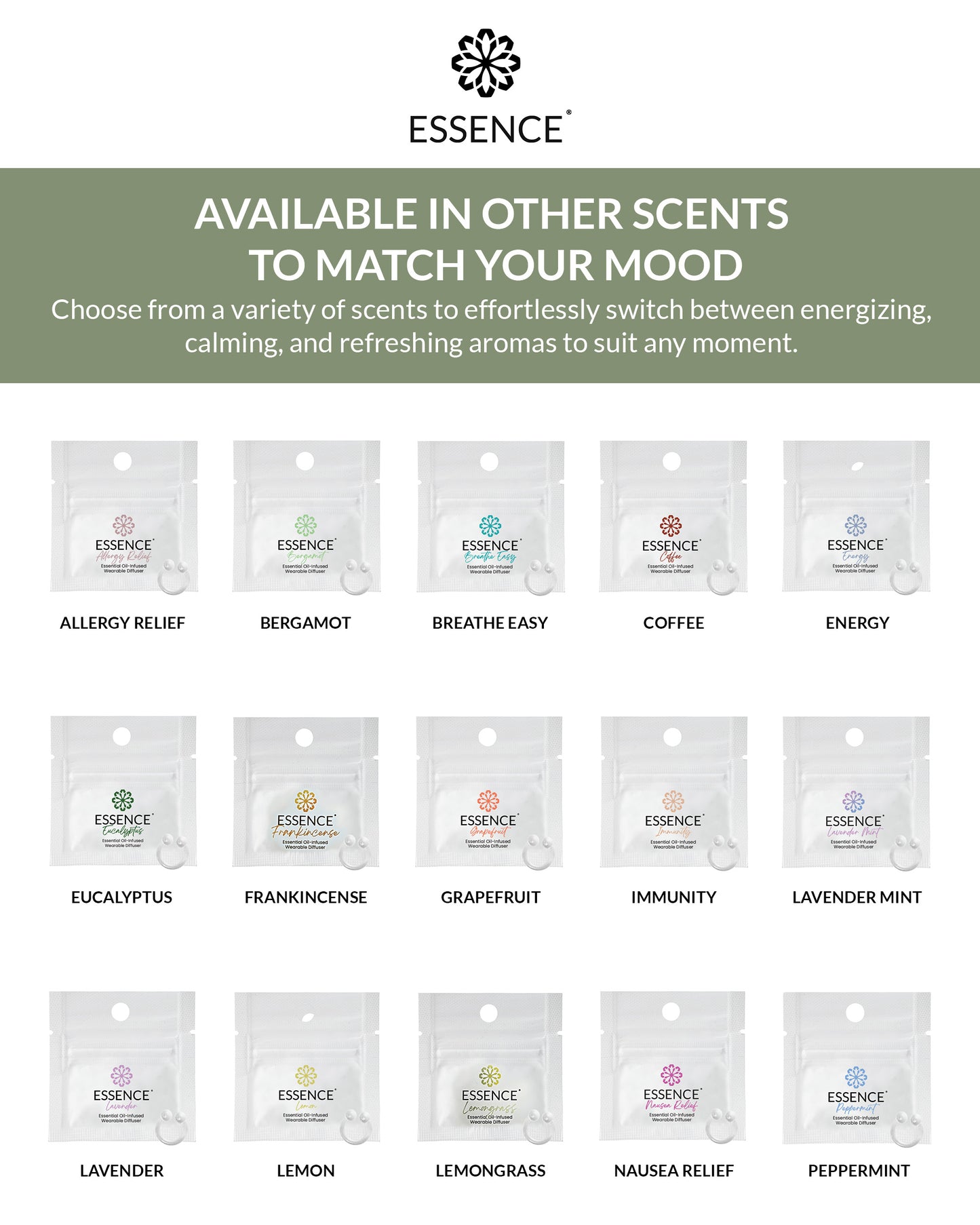 Lemongrass Scent Nasal Diffuser Ring