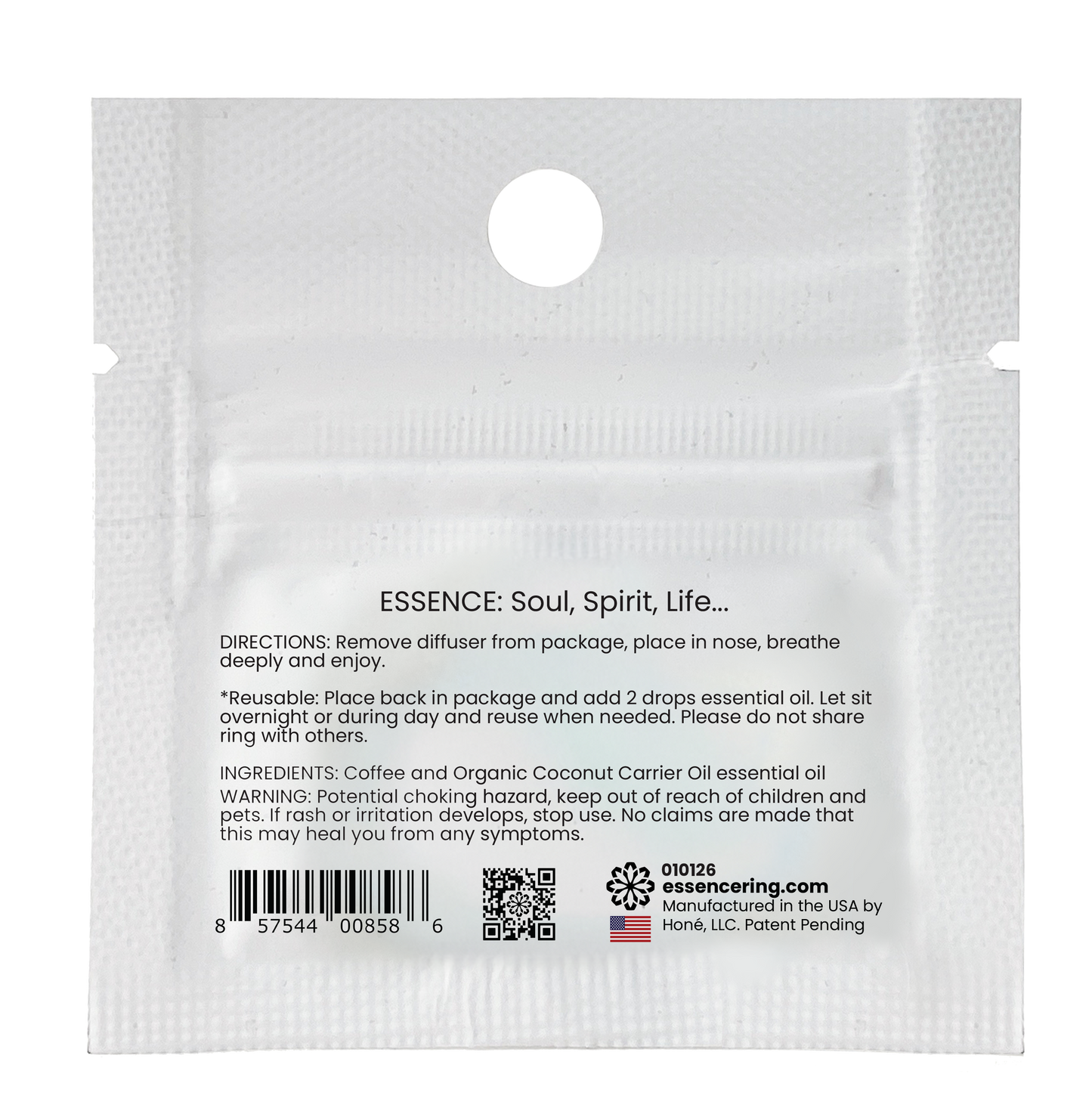 Coffee Scent Nasal Diffuser Ring