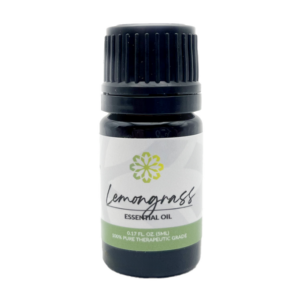 Lemongrass Essential Oil 5mL - Pure, Therapeutic Grade for Natural Uplift and Wellness