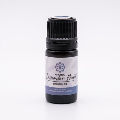 Lavender Mint Essential Oil – 5 mL Bottle Soothing Relaxation Meets Refreshing Vitality