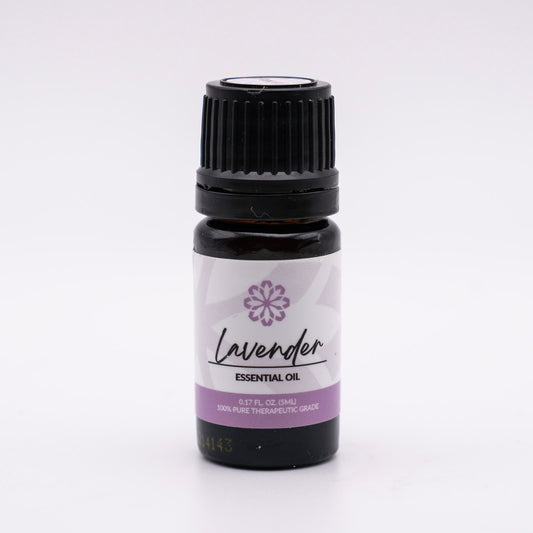 Lavender Essential Oil 5mL - Pure, Therapeutic Grade for Natural Relaxation & Stress Relief