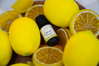 Lemon Essential Oil 5mL - Pure, Therapeutic Grade for Natural Energy & Mood Boost