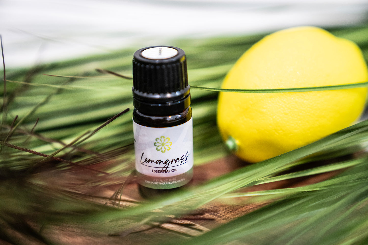 Lemongrass Essential Oil 5mL - Pure, Therapeutic Grade for Natural Uplift and Wellness