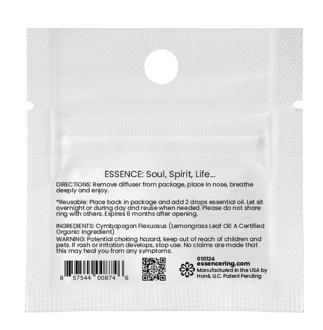 Lemongrass Scent - Single Ring