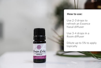 Nausea Relief Essential Oil Blend 5mL - Naturally Combat Chronic Nausea!