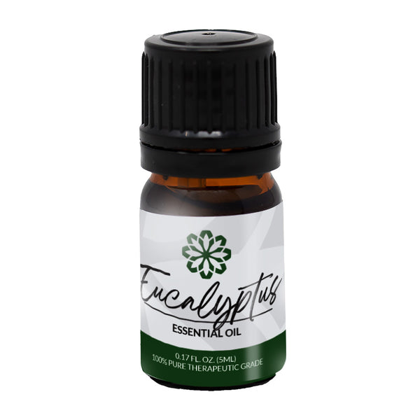 Eucalyptus Essential Oil 5mL - Pure, Therapeutic Grade for Clear Breathing & Congestion Relief