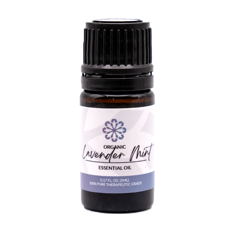 Lavender Mint Essential Oil – 5 mL Bottle Soothing Relaxation Meets Refreshing Vitality