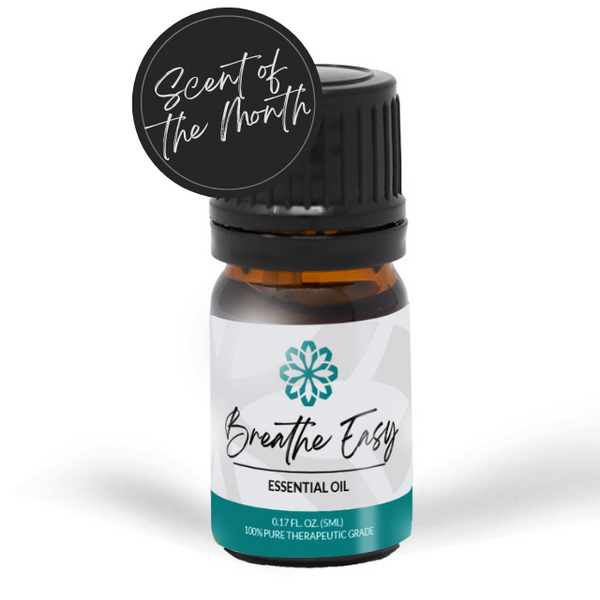 Breathe Easy Blend Essential Oil 5mL - Pure & Therapeutic for Allergy & Cold Relief